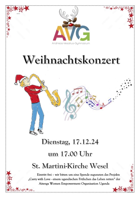 Weihnachtskonzert Plakat 24